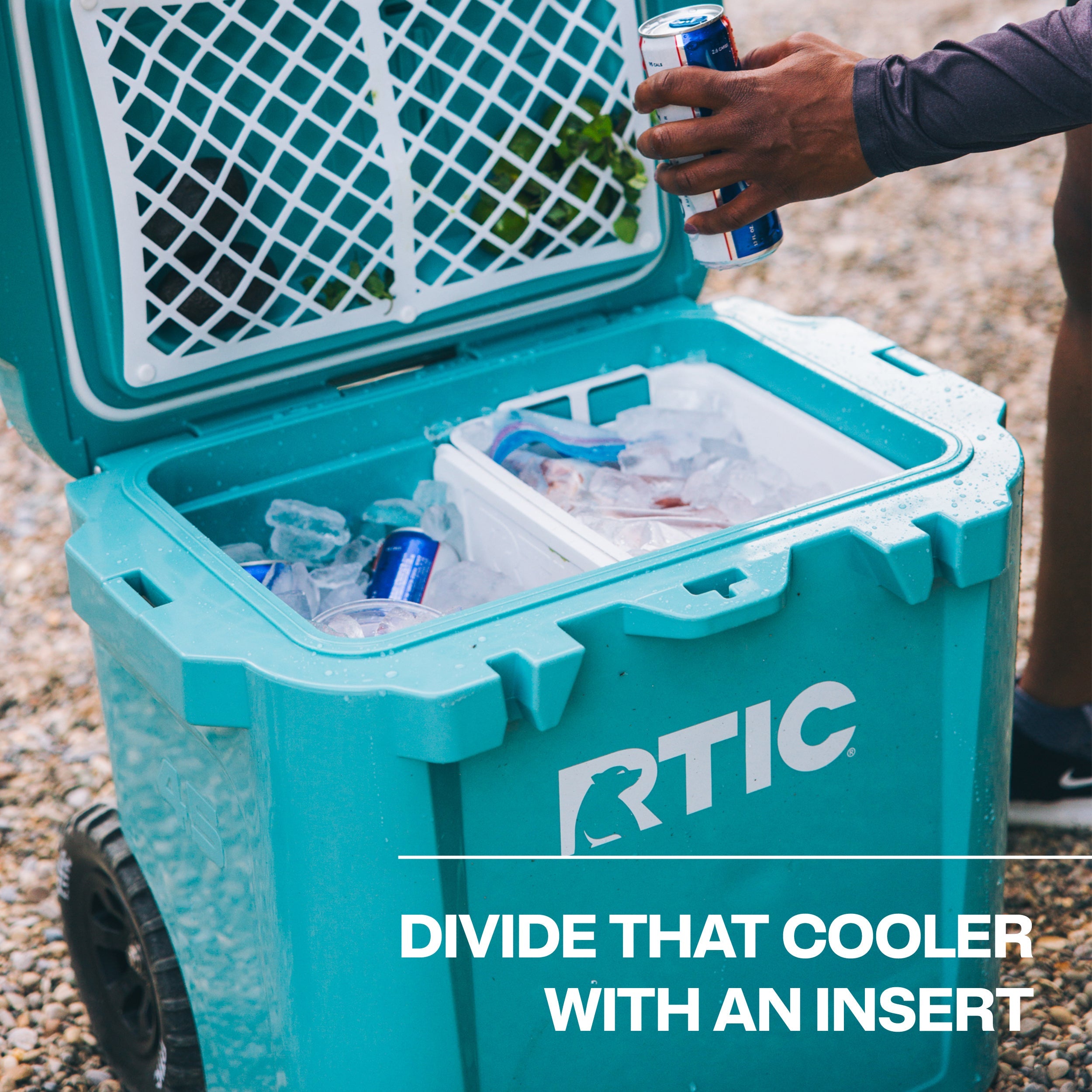 45 QT Ultra-Tough Wheeled Cooler