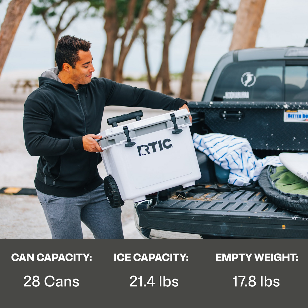 22 QT Ultra-Light Wheeled Cooler