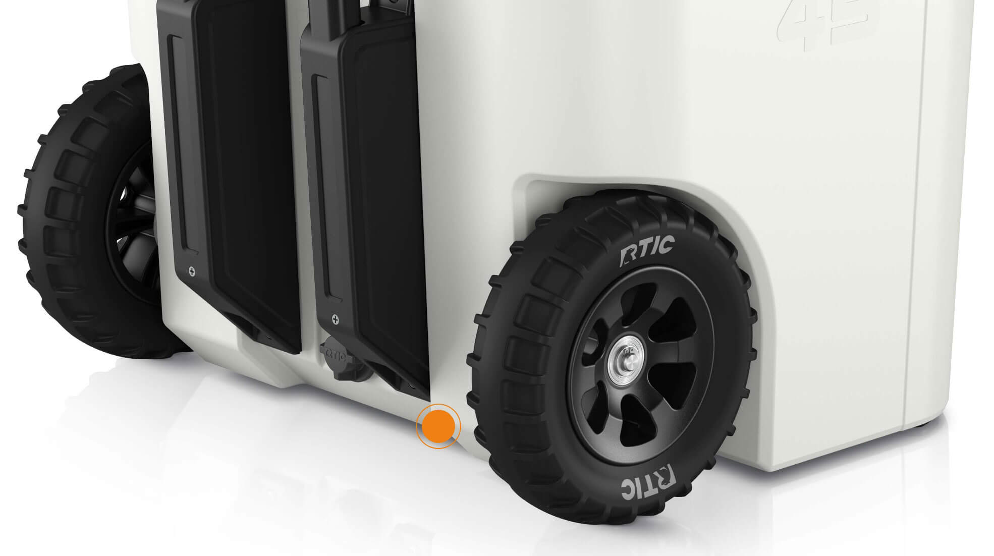 45 QT Ultra-Tough Wheeled Cooler