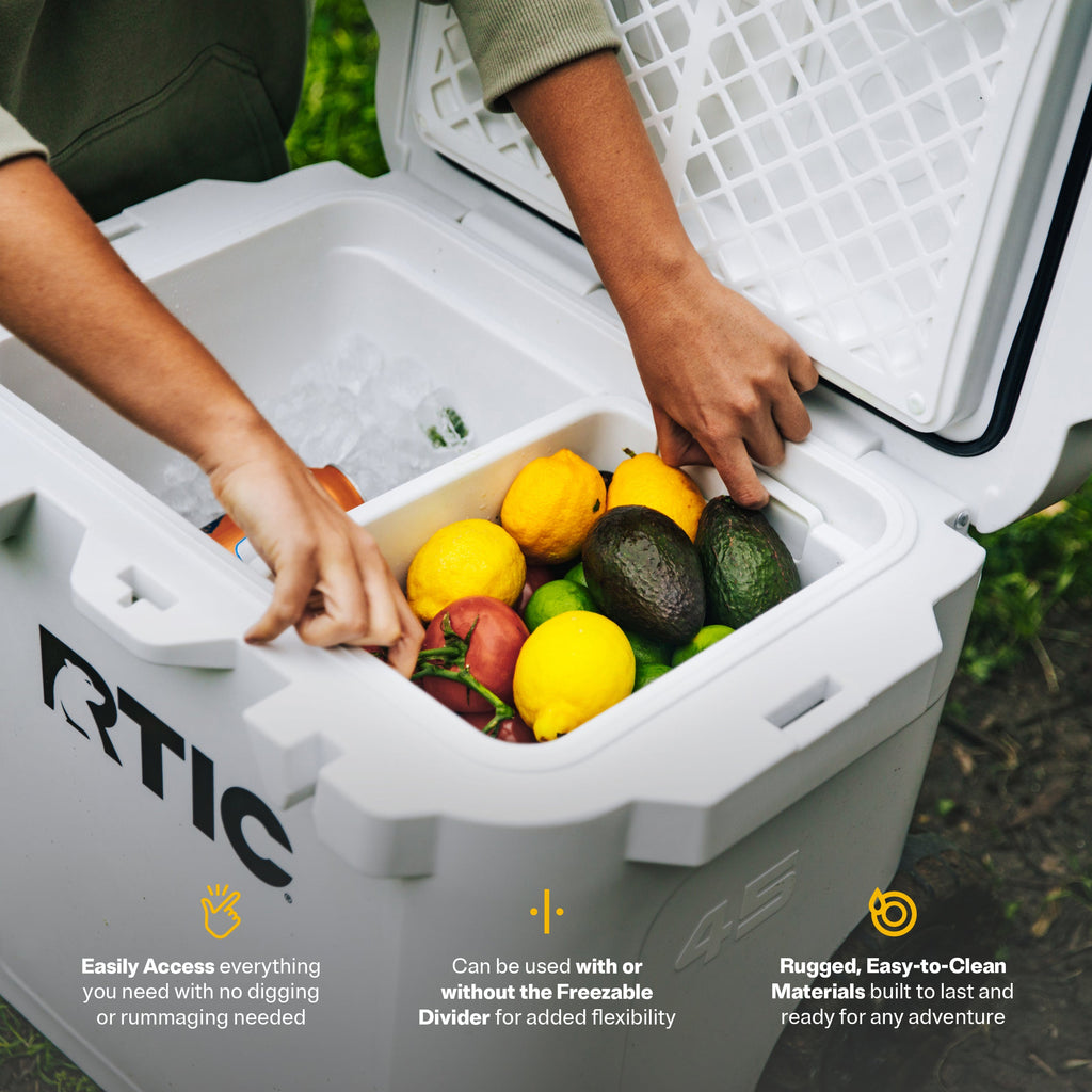 45 QT Ultra-Tough Wheeled Cooler
