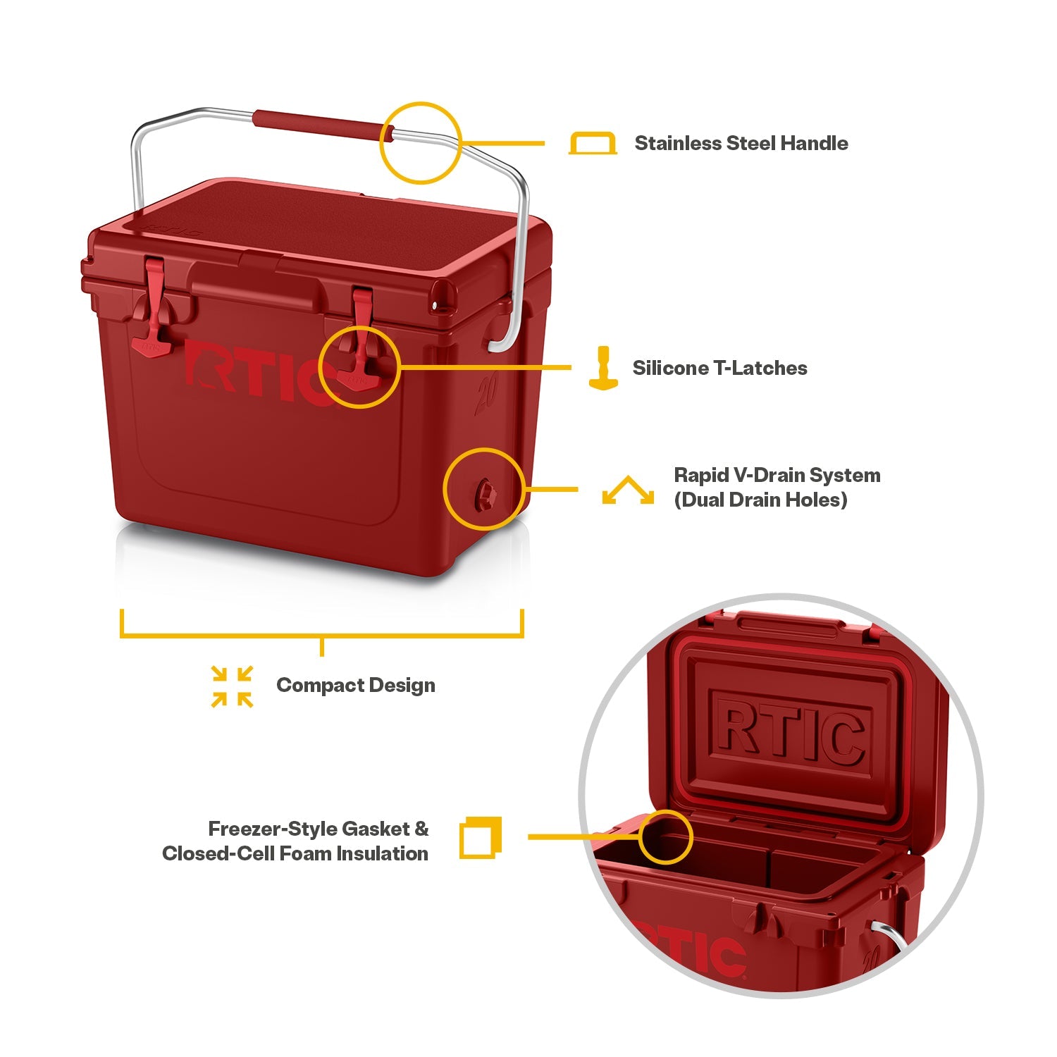 20 QT Ultra-Tough Cooler
